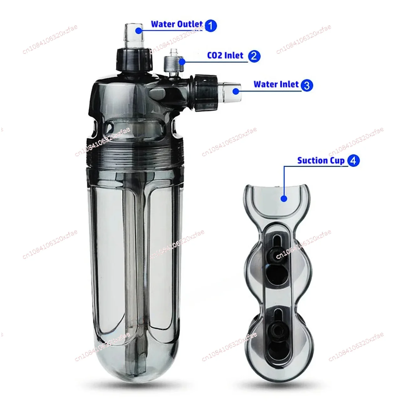 

Super Reactor Aquarium Plants Fish Tank CO2 Turbo Dissolver Aquarium Diffuser External CO2 Atomizer Turbo Refiner