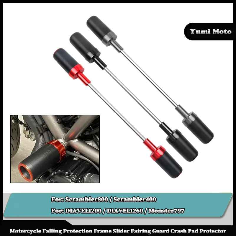

For Ducati Scrambler800/400 DIAVEL1200/1260 Monster797 Falling Protection Frame Slider Fairing Guard Crash Pad Protector
