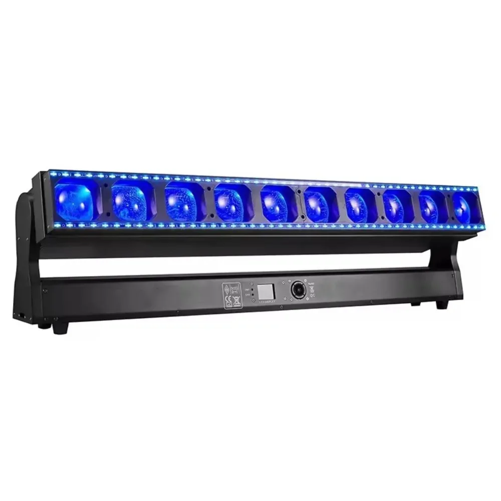 Moving Head Beam Wash Zoom Light with 10*60W LED Matrix for Disco DJ Party Effect Lighting