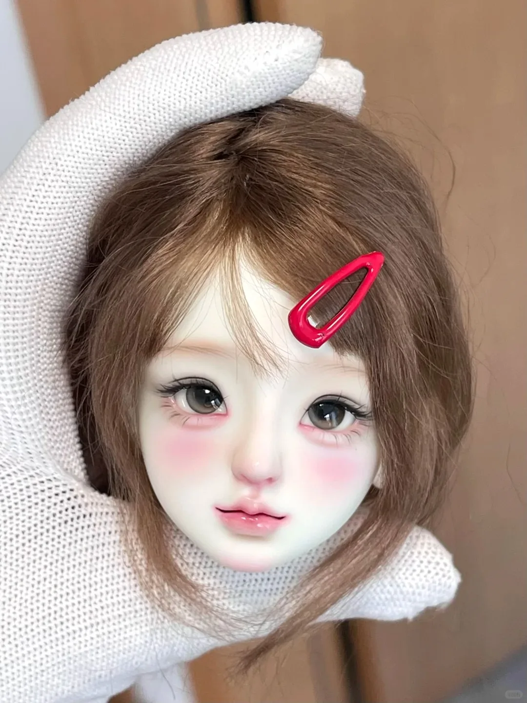 Amber 1/4 SD BJD Doll Girl Head High Quality Resin Cute Collectible Toy Gift - Just the Female Head Included