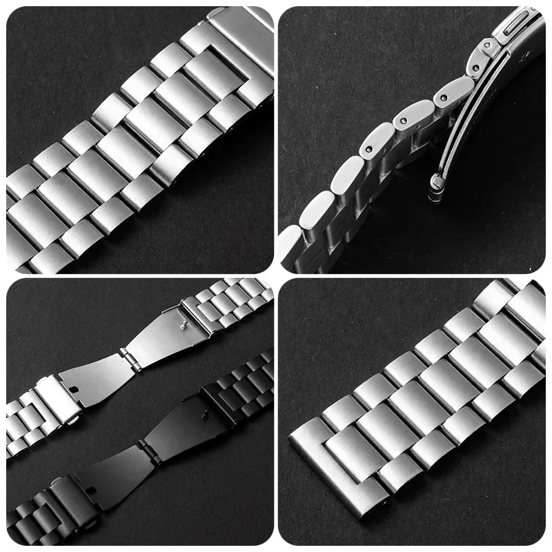 22mm 20mm Bracelet Strap For Garmin Vivoactive 5 4 3 Stainless Steel Band For Garmin Active 5 965 55 158 245 645 Music Wristband