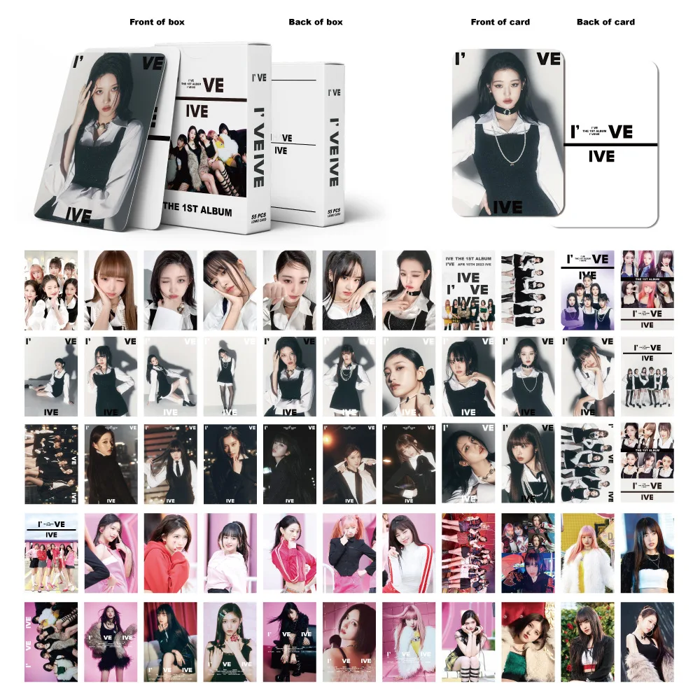 THE 1ST ALBUM Peripheral Double Sided Random Small Card 55 Lomo Cards Zhang Yuanying Li Xianrui LIZ