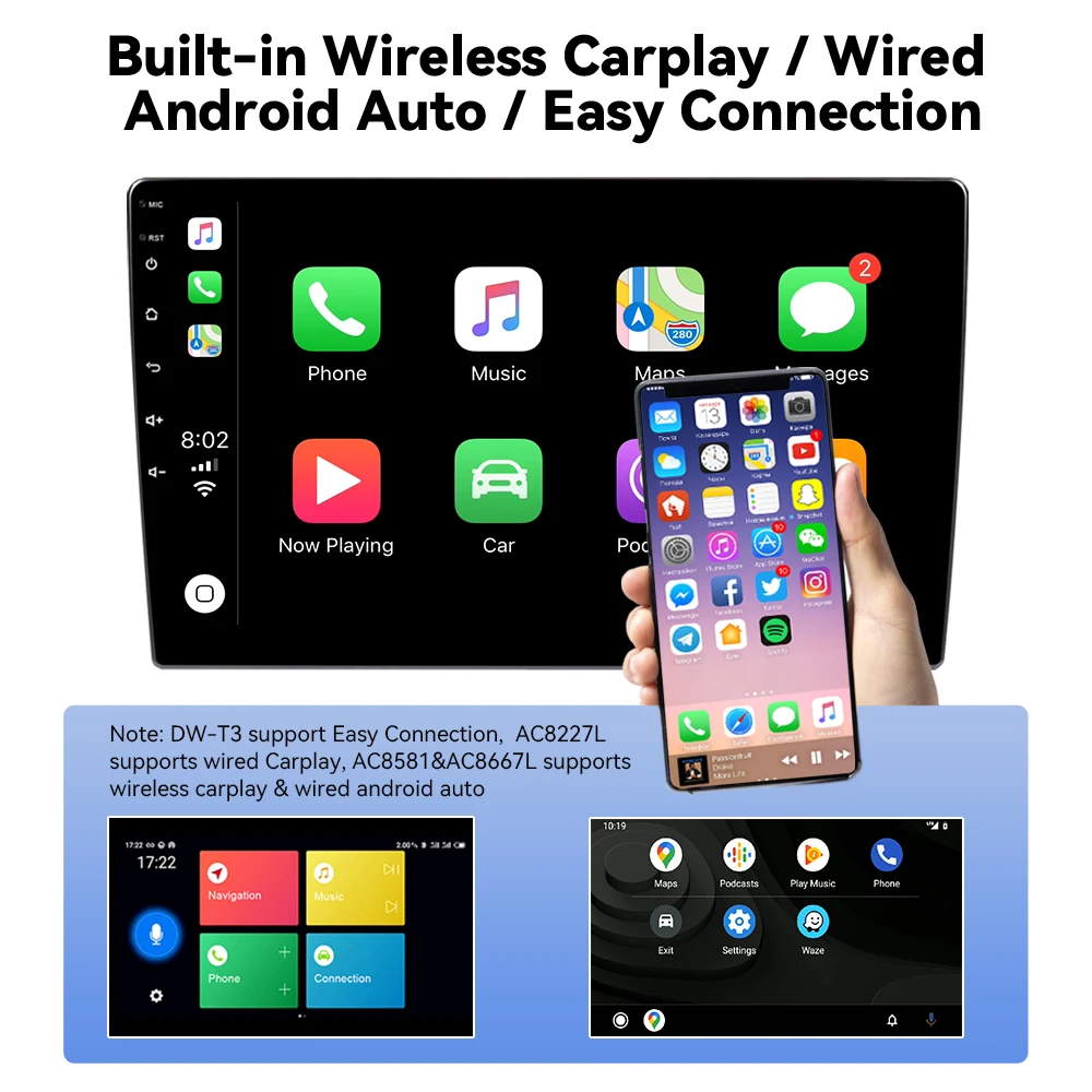 Radio Multimedia inalámbrica CarPlay AI para coche, para Nissan Qashqai J11 x-trail 3 T32 2013-2017 Android 8GB 128GB GPS 4G Wifi DSP 2