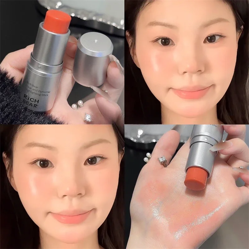 Palette di evidenziatori in polvere con diamanti Glitter Contorno viso Illumina Correttore impermeabile a copertura totale Trucco con finitura naturale