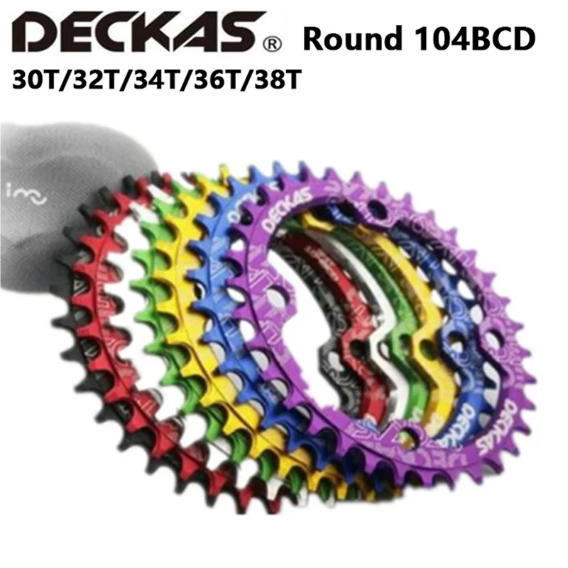 

Deckas 104BCD Round Oval Narrow Wide Chainring MTB Mountain Bike Bicycle 104BCD 30T 32T 34T 36T 38T Crankset Tooth Plate Parts