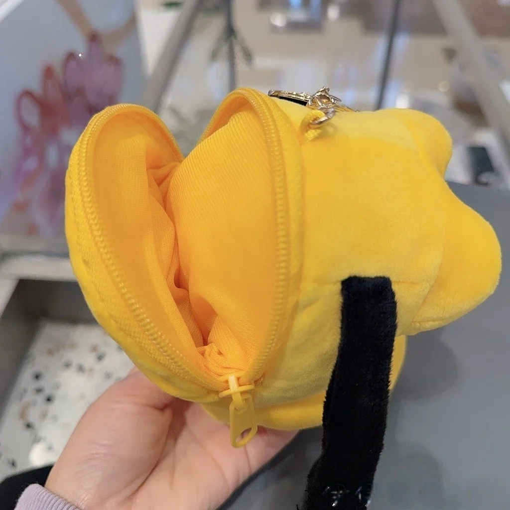 만화 플루토 인형 가방 펜던트 봉제 애니메이션 강아지 인형 가방 귀여운 동전 지갑 이어폰 보관 가방 생일 선물 소녀용