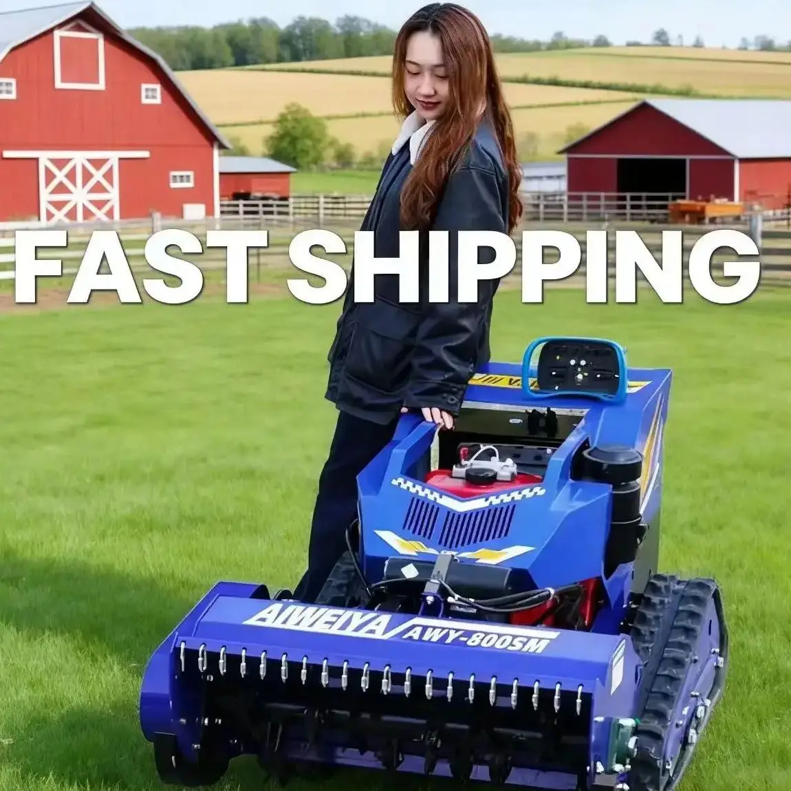 

Индивидуальная радарная навигационная система с функцией отслеживания, косилка-измельчитель, подходит для сельскохозяйственных и лесозаготовительных работ, роторная косилка