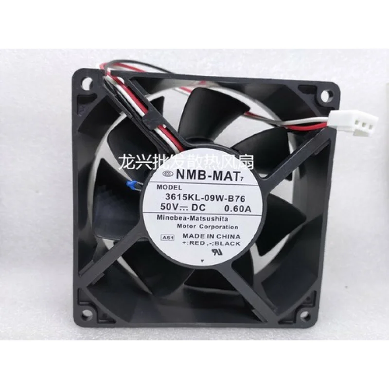 

L Бесшумный охлаждающий вентилятор с большим объемом воздуха 3615KL-09W-B76 90*90*38 мм 50 В 0,60 А