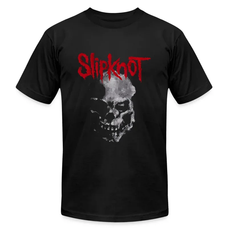 

2025 Men T Shirt Casual Slipknots Gray Chapter Skull T-shirt Graphic Summer Short Sleeves 100% Cotton S-3XL