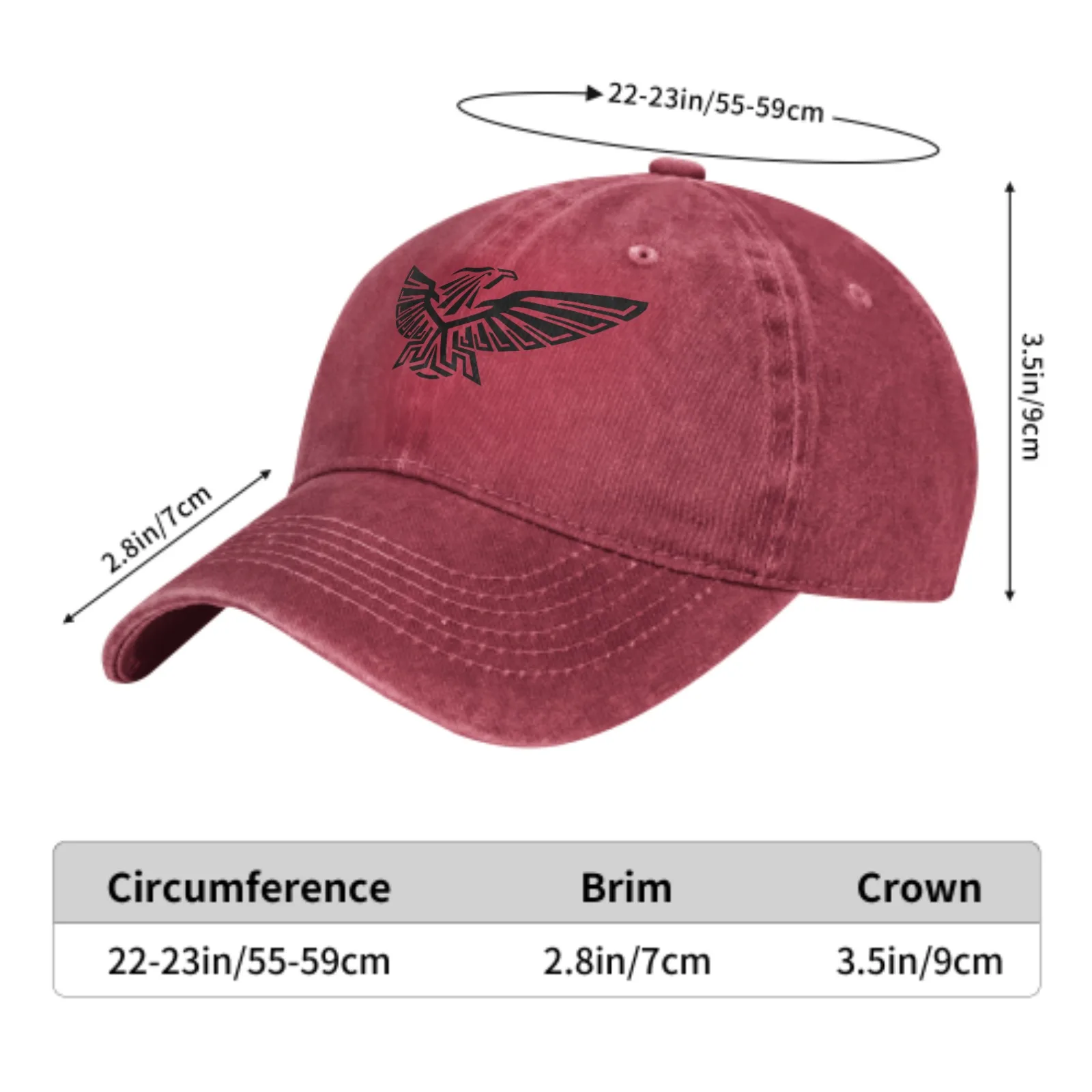 Eagle Casquette Hat Dad Trucker Flat Bill Baseball Cap for Men Women Vintage Adjustable