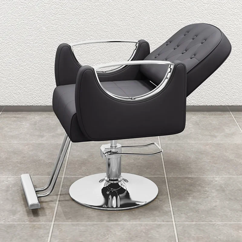 Nordic Luxury Barber Chairs Modern Hairdressing Professional Ergonomic Barber Chairs Perm Hair Dyeing Salon Furniture Sedie FYBC