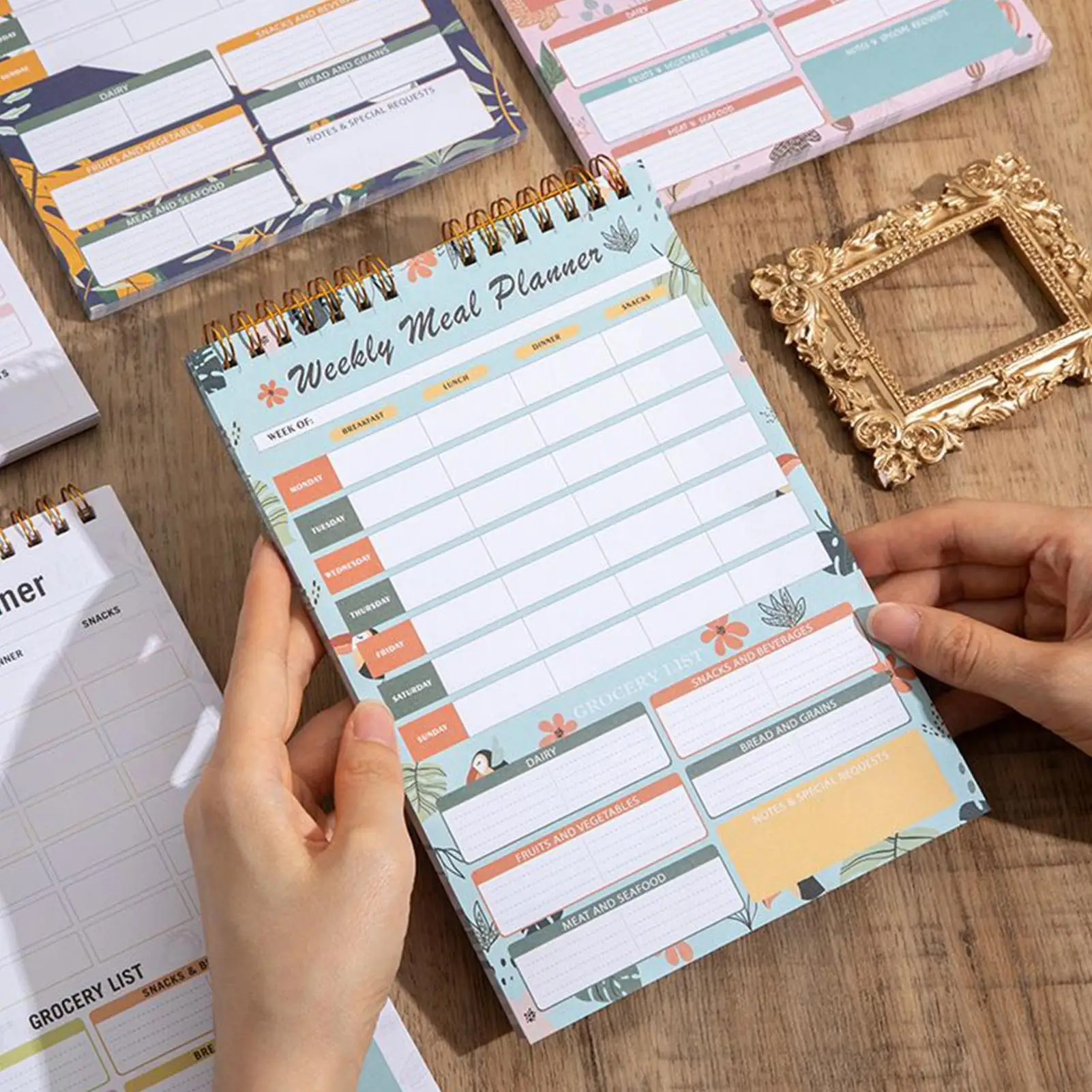 Planificador de comidas semanal 52, cuaderno planificador de comidas semanal sin fecha, calendario de comida saludable, Bloc de notas, horario de autodisciplina