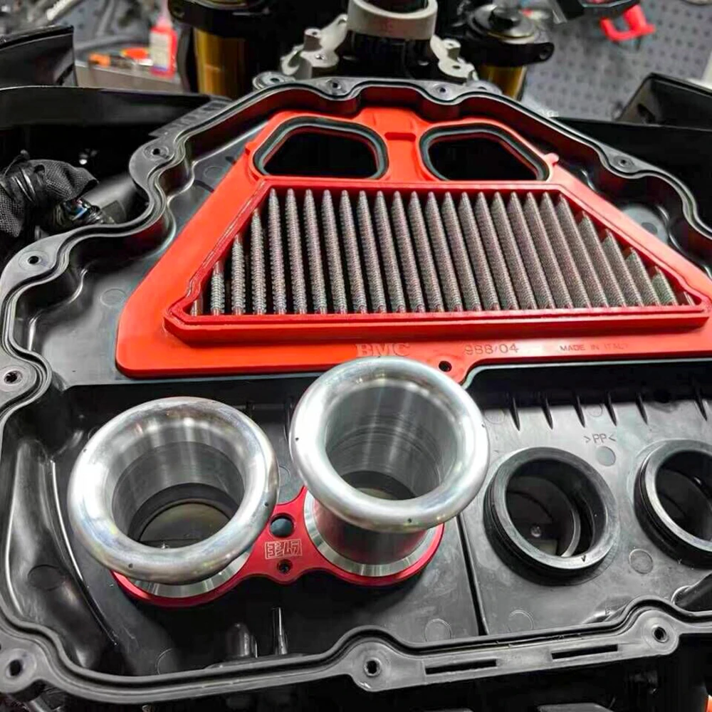 لكاواساكي Z900 Z900RS 2018-2024 دراجة نارية الرياح عالية تدفق علبة الهواء اكسسوارات كأس مدخل هواء #4