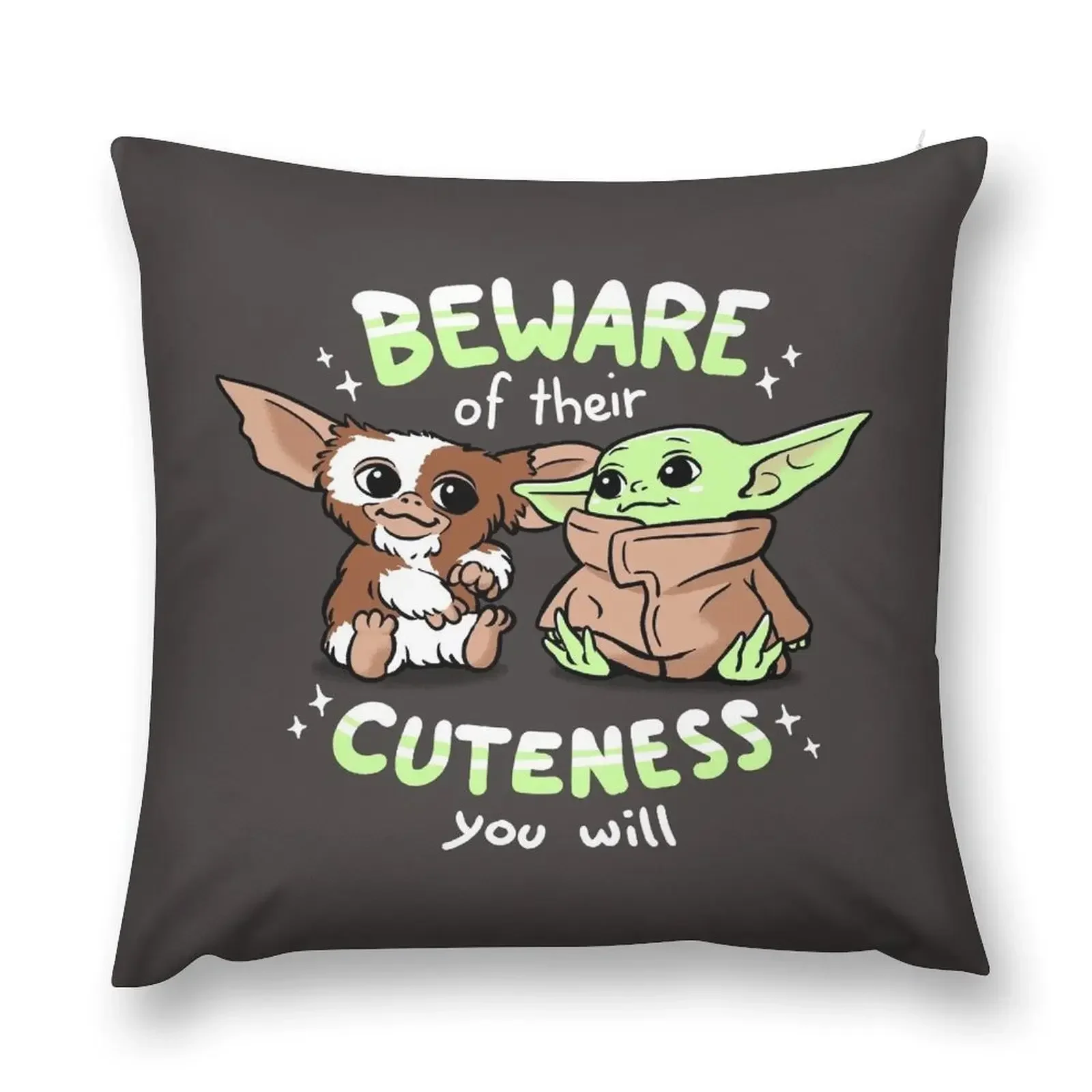 

Cute Gizmo and the Green Child Throw Pillow Christmas Throw Pillows Covers Elastic Cover For Sofa Covers For Sofas pillow