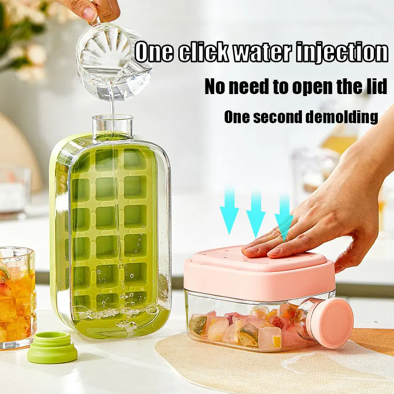 

Food Grade Grids Ice Cube Molds Reusable Whiskey Drink Ice Cube PP Molds Cocktail Freezer DIY Homemade Barware Water Cup Kettle