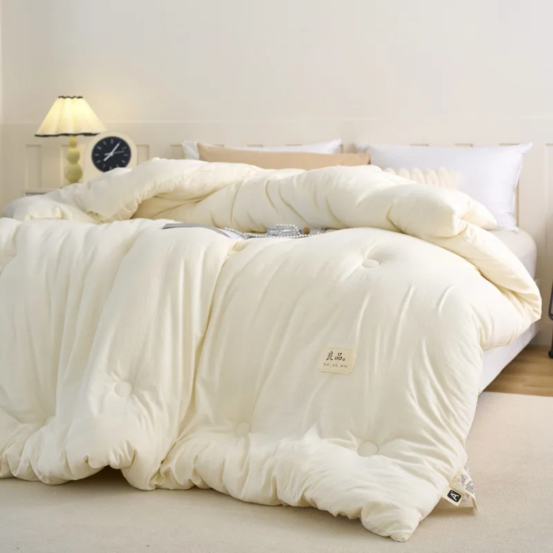 

Customizable Autumn and Winter New Class A Good Jacquard Soybean Quilt Core Thickened Quilt