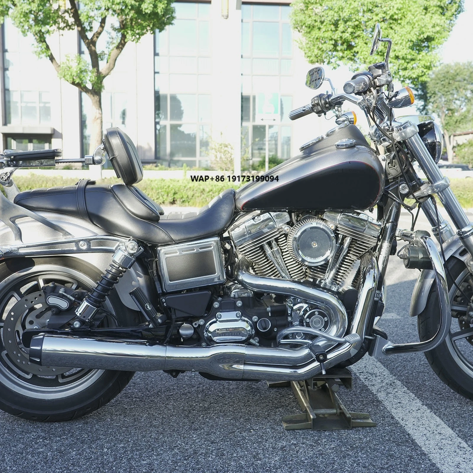 2-in-1 Stainless Steel Exhaust System for 1999-2017 for Dyna Perfect Motorcycle Exhaust Pipe Accessory