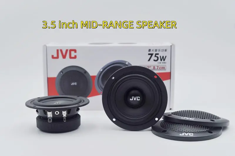 

2PCS JVC car audio 3.5-inch mezzo speaker original car main engine directly push hi-fi audio dashboard base