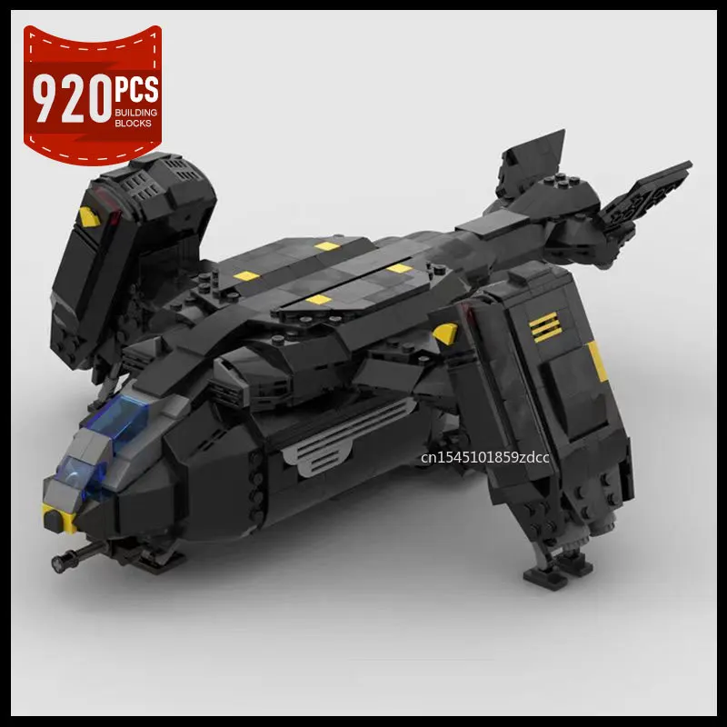 

MOC Pelicaned-1 Extraction Shuttle Spaceship Building Blocks Game Airship Military Weapons MOC-180166 Aldult Bricks Toys Gifts