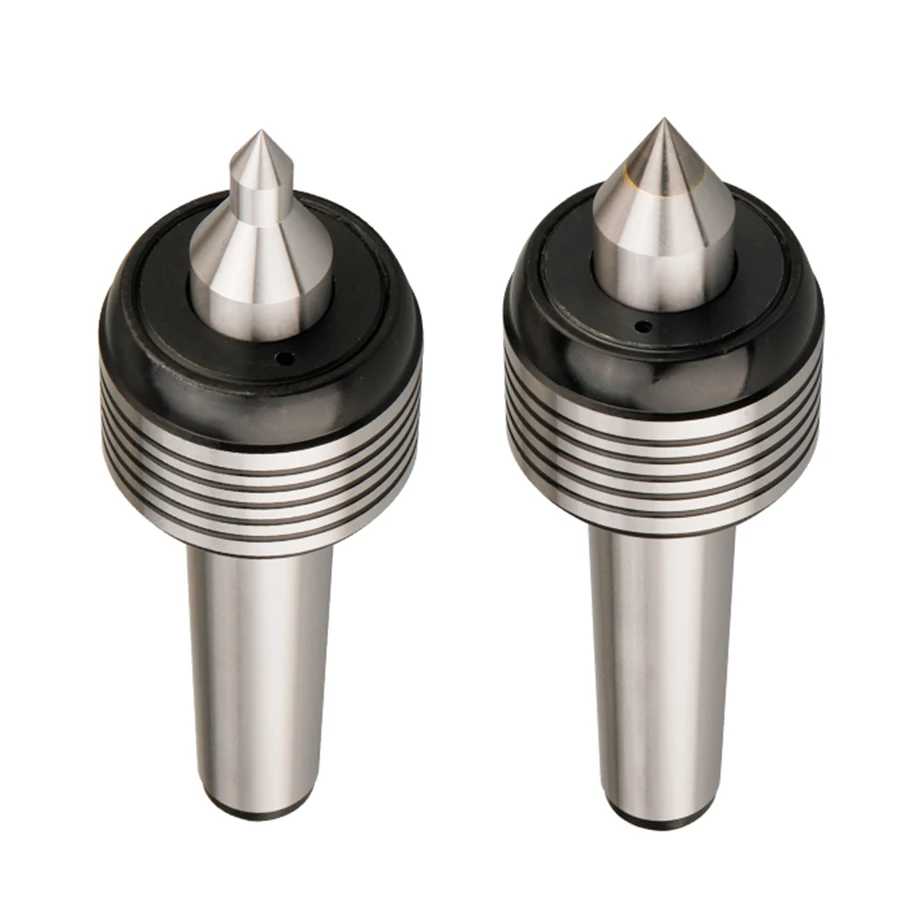 ความแม่นยำสูง0.005 Live โรตารี่กลาง MT2 MT3 MT4เครื่องกลึง CNC Movable Tailstock โลหะผสม Thimble Morse เหล็ก Centre เครื่องมิลลิ่ง
