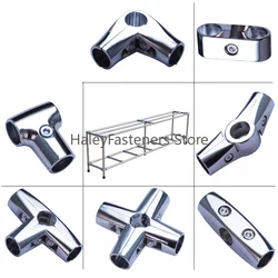 Beautiful Alloy tube connector for 25mm diameter Stainless steel tube/pipe,clamp,Clothes Display rack Connector fittings
