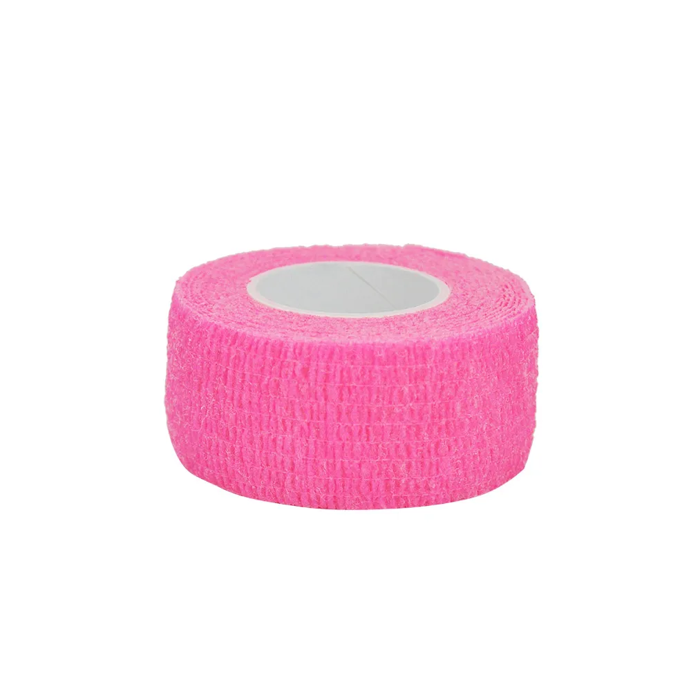 light pink Waterproof Medical Therapy Self Adhesive Bandage Muscle Tape Finger Joints Wrap First Aid Kit Pet Elastic