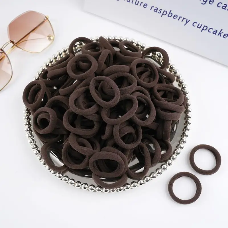 50Pcs High Elasticity Hair Bands Bows 4cm Soft Stretchy Nylon Headbands DIY Accessory For Newborn Baby Girls