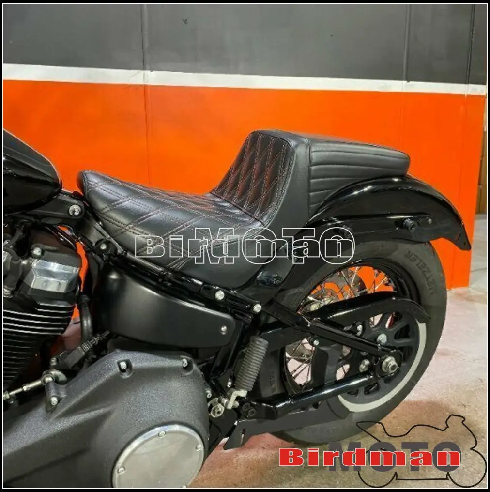 Motorcycle Two Up Seat Passenger Cushions Seat For Harley Street Bob 114 FXBBS 107 FXBB Heritage Classic FLHC FLHCS 2018-2025 - view 6