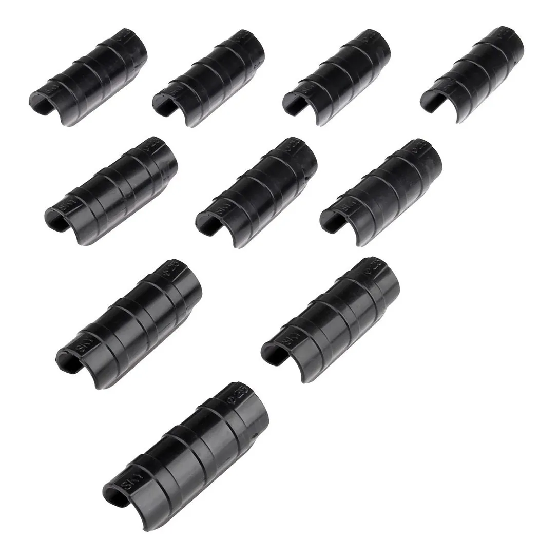 Sunshade Net Greenhouse Clips 20x 25mm Black Clamp Film Clips Fixed Frame Pipe Plastic White 19mm Useful High Quality
