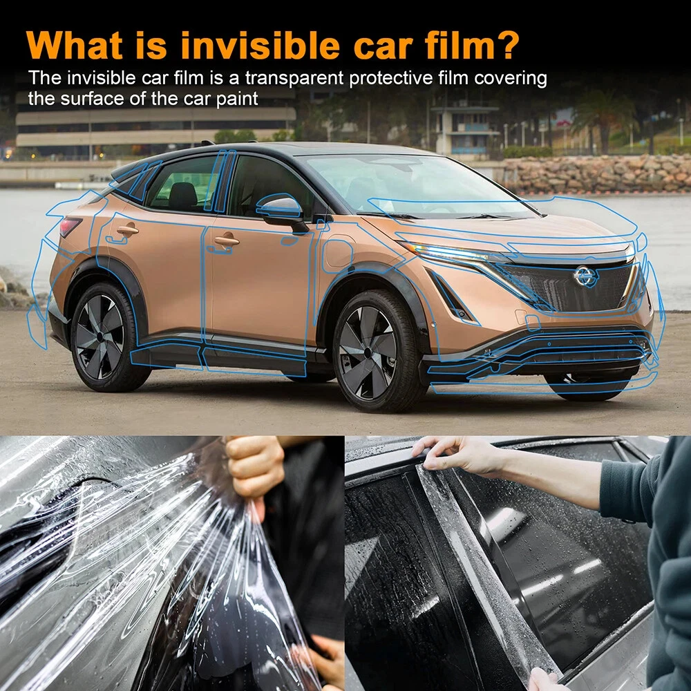 

For Nissan Ariya 2023-2024 TPU Paint Protection Film Self-Healing Clear Bra Pre-cut PPF Kit Car Body Anti-Scratch Resistant
