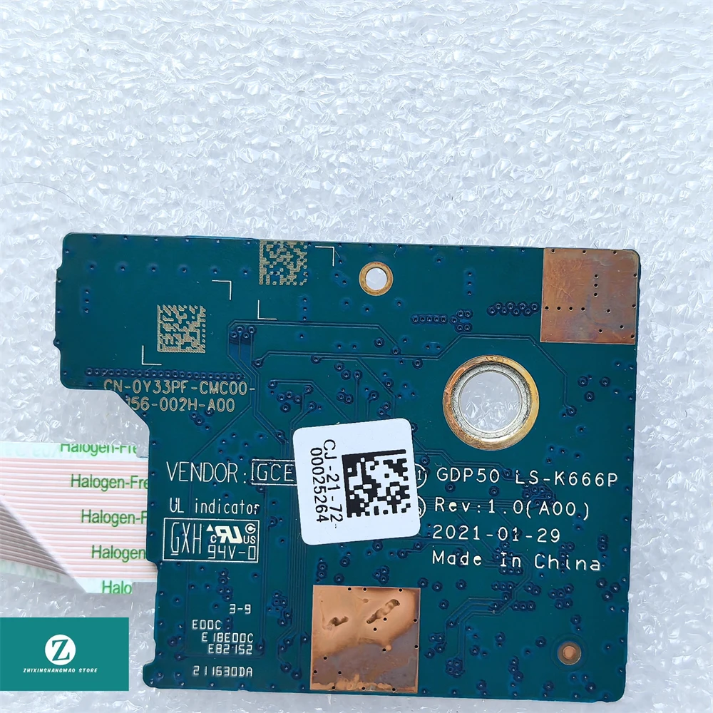 Genuine FOR Alienware M15 R5 R6 R7 Keyboard Board W Cable LS-K666P 0Y33PF