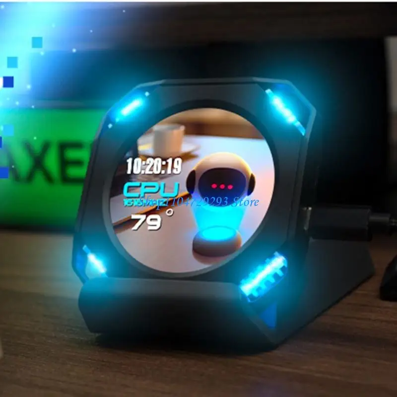 Y2GD Plugs and Play Computer Temperature Monitors Display Screen For Customs Builds