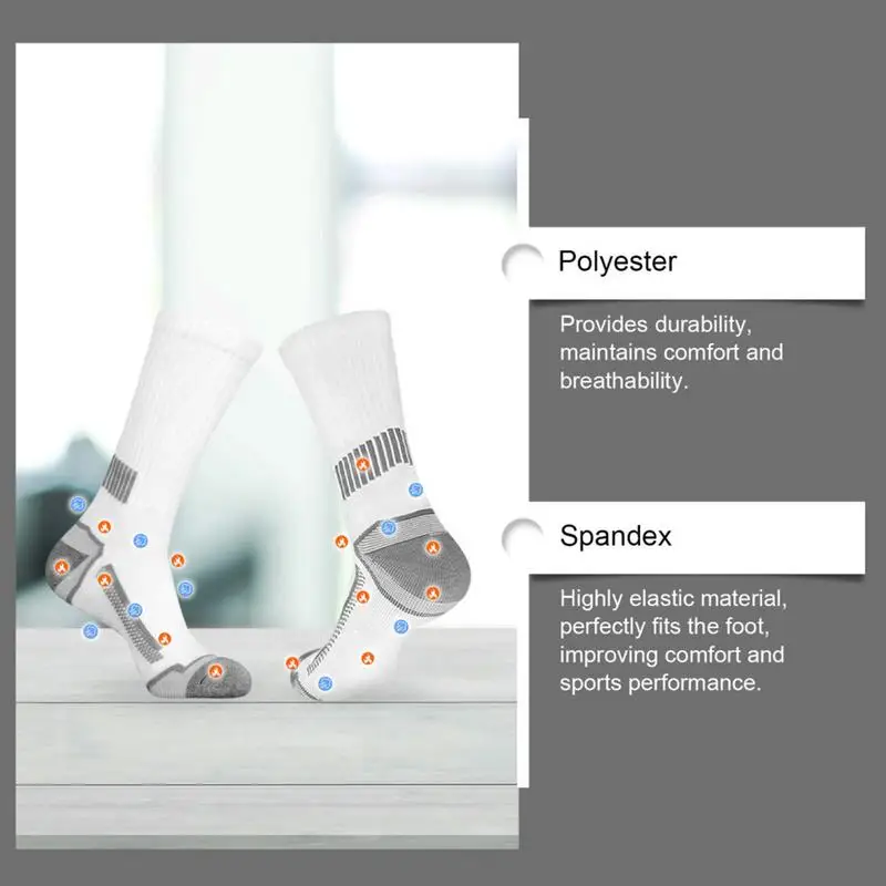 Foot Support Socks Soothing Foot Soft Fibre Socks Compression Socks With High Elasticity For Long-Lasting Comfort For Jogging