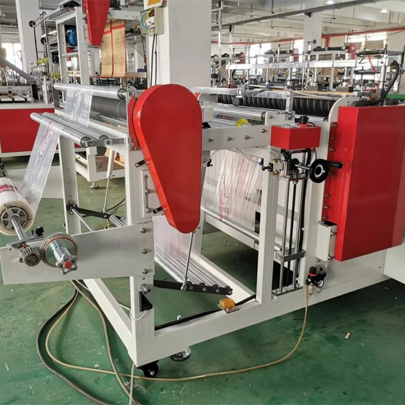 Heavy-Duty 600A Plastic Flat or T-Shirt Garbage Bag Making Machine with CE Certified view 4
