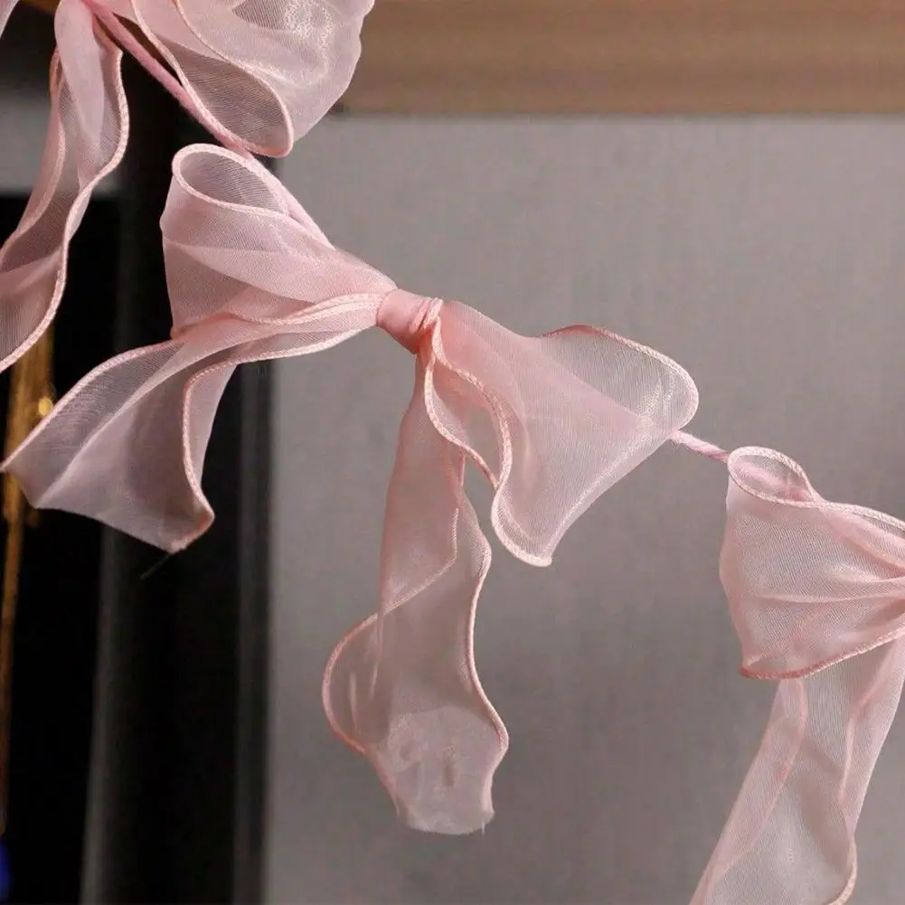 12 Stück elegante rosa Schleifengirlande für Kindergeburtstage, Hochzeiten, Brautpartys, Babypartys, Wanddekoration, hängende Ornamente ﻿ – Detail 11