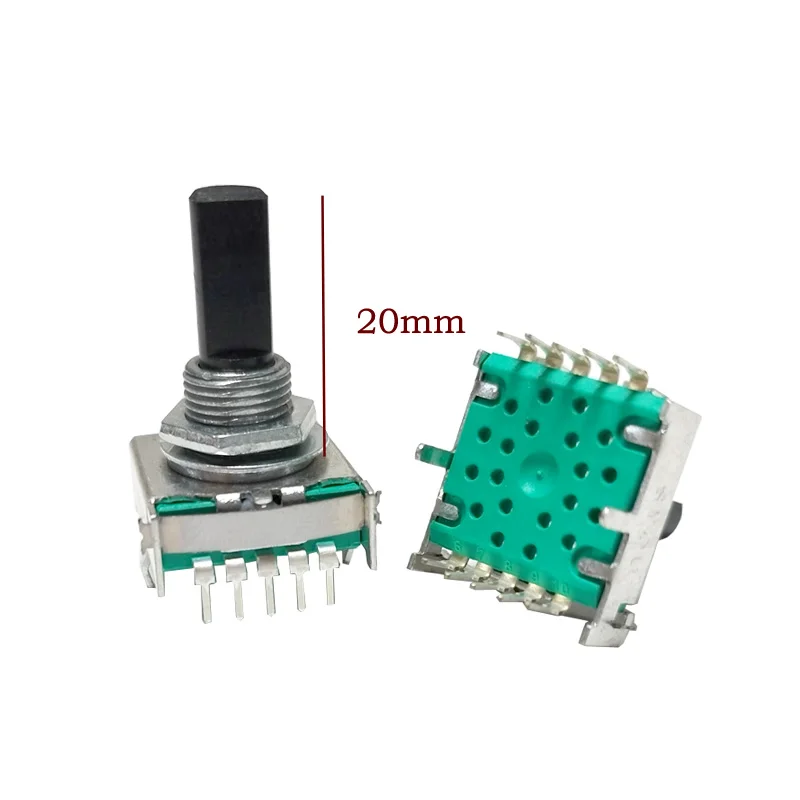 1 peça interruptor rotativo de banda rs17 1 pólo 3 4 5 6 7 8 posições interruptor de engrenagens de conversão de eletrodomésticos pequenos 10 pinos 20 mm eixo