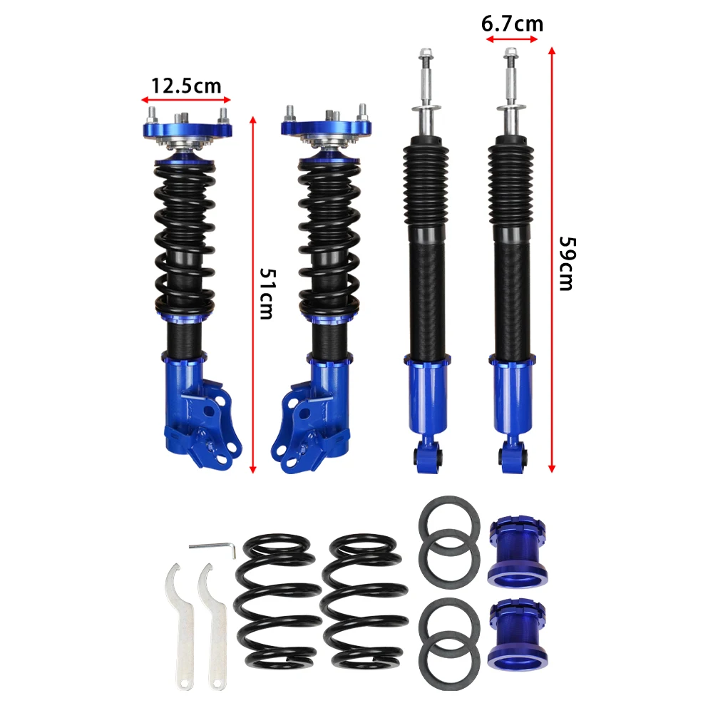 Kit de suspensión Coilovers de altura ajustable, puntales, amortiguador de resorte helicoidal, Kit de descenso para Honda Civic EGR-1101 2006-2011