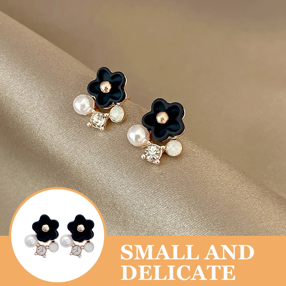 

Flower Earrings Flowers Artificial with for Women Necklace Travel