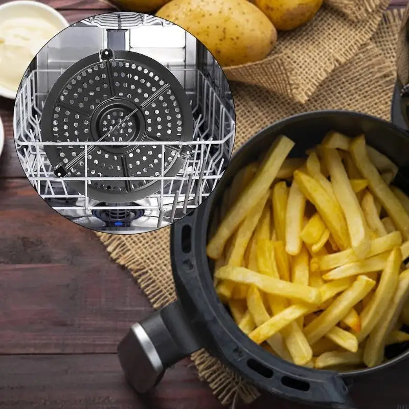 J6PE Air Fryer Substituição Grill Pan Air Fryer Bandeja Acessórios para Rack Rack