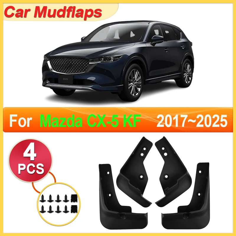 

For Mazda CX 5 CX5 KF MK2 II 2 2017~2025 Car Mudguards Parts Mudflaps Tool Splash Fenders Flare Cover Guard Auto Mud Accessories