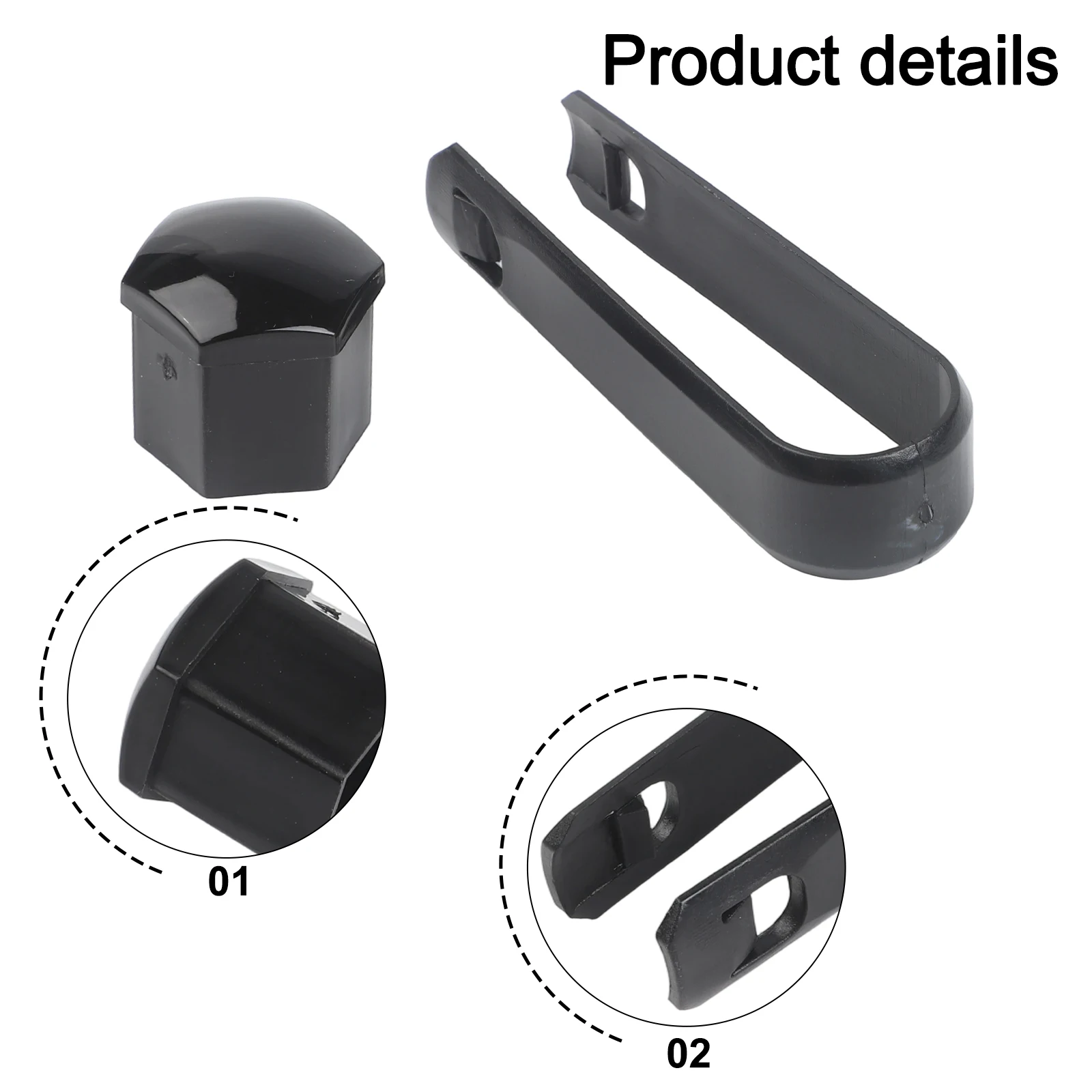 Car Wheel Nut Lug Hub Covers - 20pcs