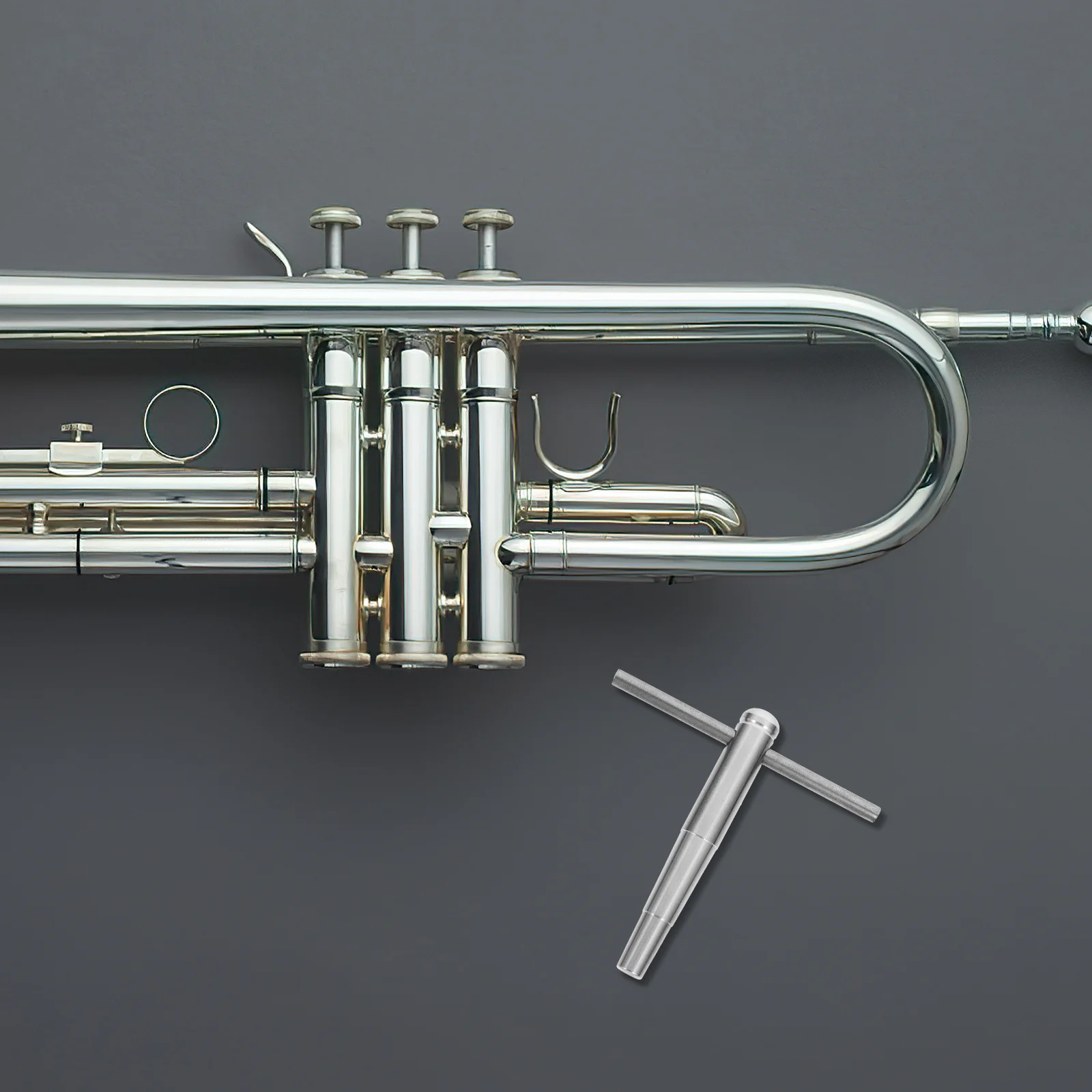 

Trumpet Mouthpiece Repairer Musical Instrument Tools Gear Wrench Core Gold Metal