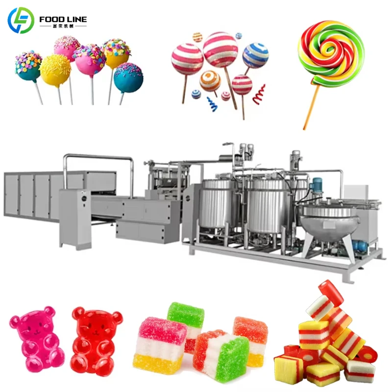 Customized Gummy Candy Line Heavy Duty Candy Production Machine Professional Soft Candy Making Line for Food Manufacturing Plant