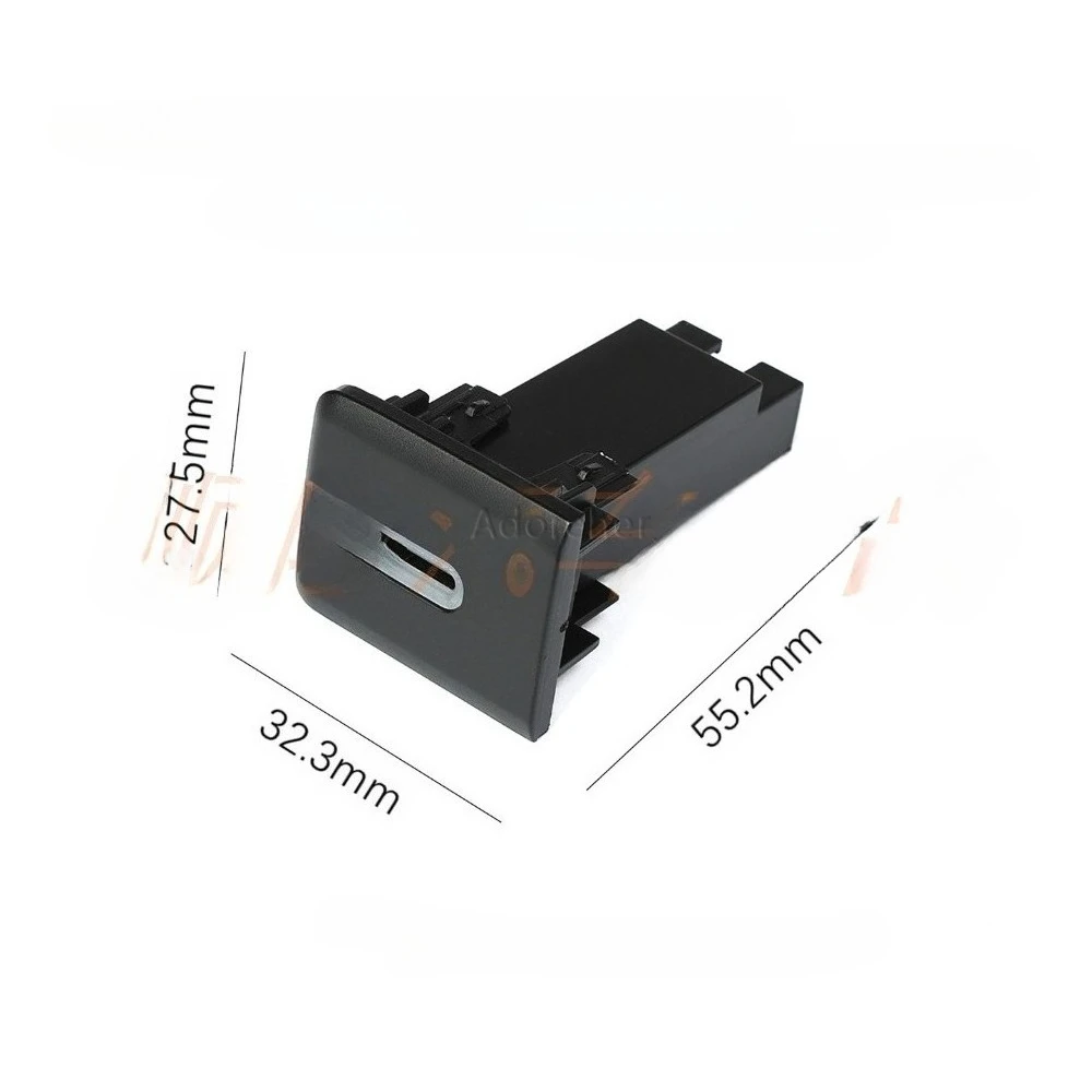 1PC 12V 30W Car Charger Socket Type C PD Charging Outlet Power Adapter Phone Fit for VW Caravelle T5 Accessories