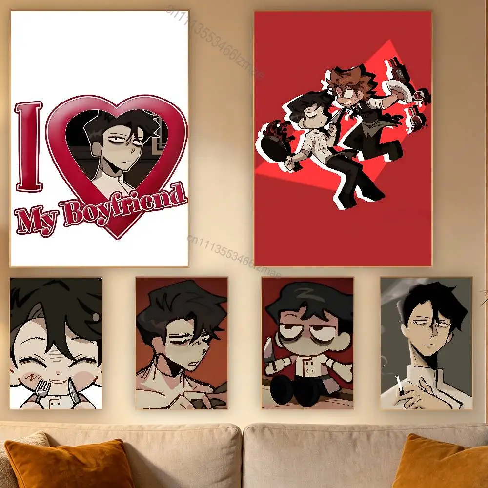 

V-Vincent Rody Dead Plate Poster Wall For Sticky Decoration Waterproof Home Living Room Bedroom Bar