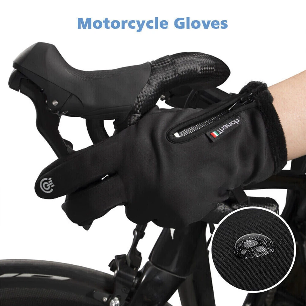 Black Anti-slip Heated Gloves 3