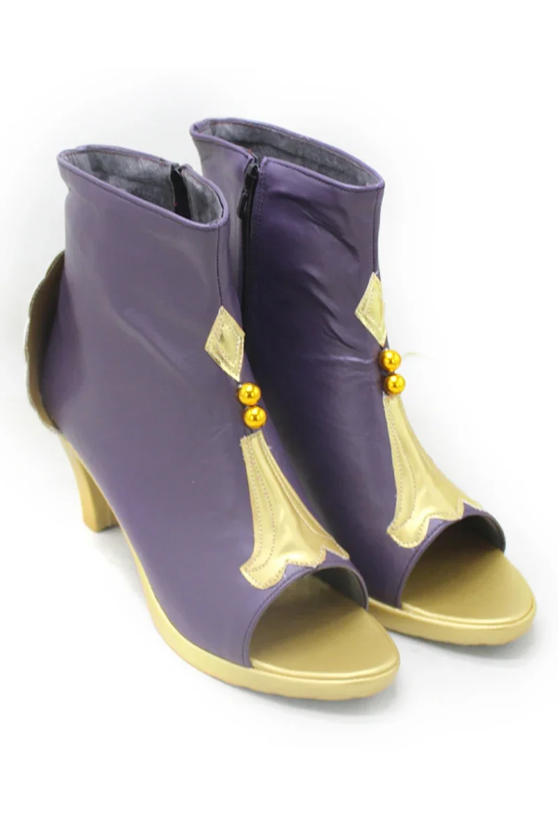 Genshin Impact Collei-zapatos de Cosplay, botas para trajes de disfraz, juego de Cosplay Genshin, tacón alto, mujeres y hombres