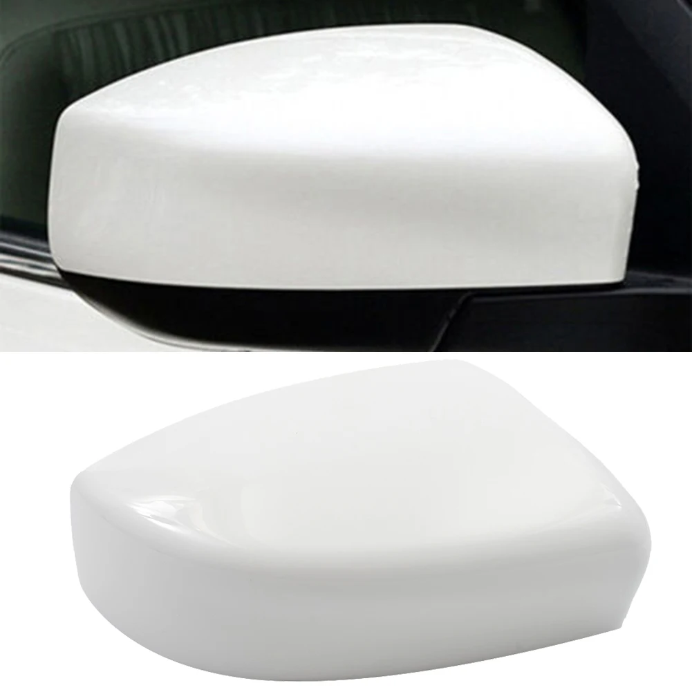 White Right Side Mirror Cover Cap For Nissan Sentra 2012-2019 No Signal Primer Car Modification Parts And Decorative Parts