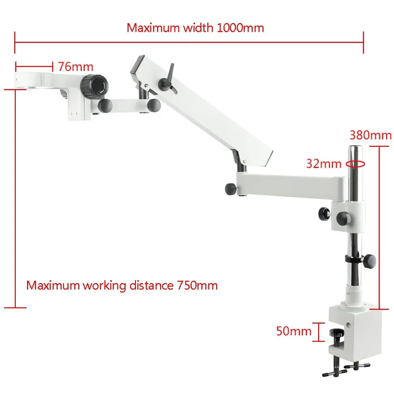 Imagem -05 - Microscópio Trinocular Focal Simul Braço Articulado Braçadeira de Pilar para Dentistas Câmera Dental 55mp 4k 1080p Hdmi Usb 3.5x180x