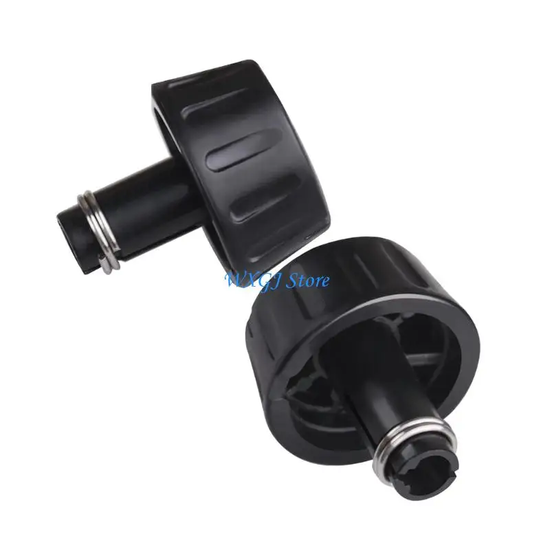 

37JE Two Piece HVAC Heater Knob Replacement Set, 79601-S2A-911 Black Panel Knobs with Textured for Interior Restoration and Worn
